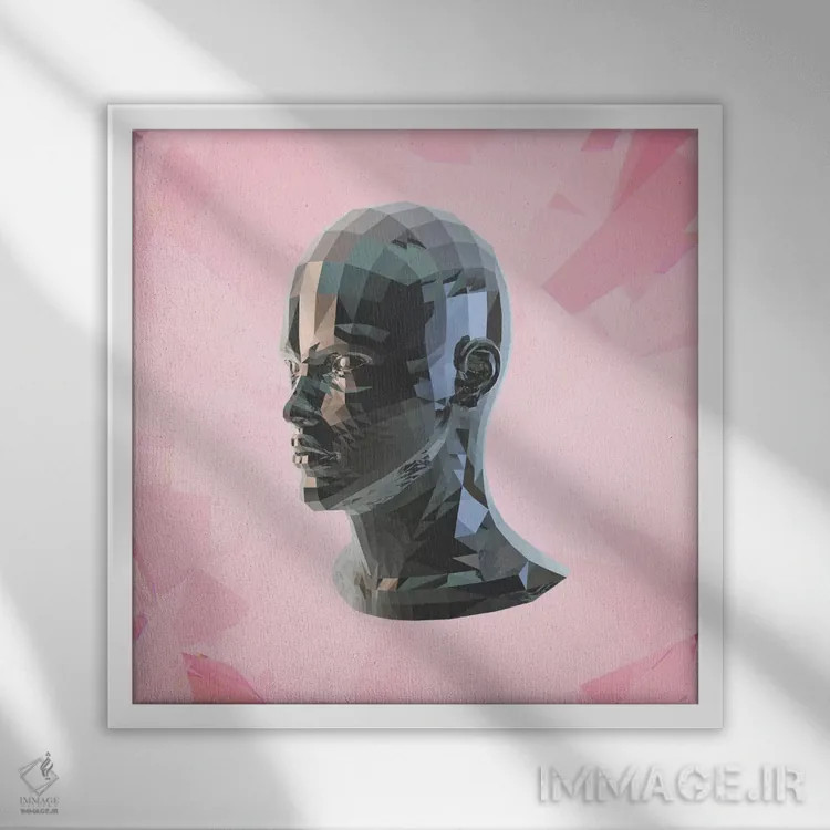 تابلو وجد الهی اثر اوگنی سولویف - نمای قابدار سفید