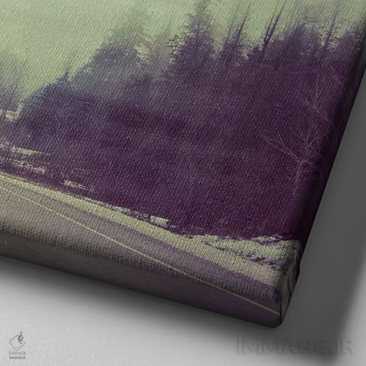 تابلو دوپسیسم (اسم خاص/عنوان اثر) اثر اوگنی سولویف - نمای نزدیک بافت بوم