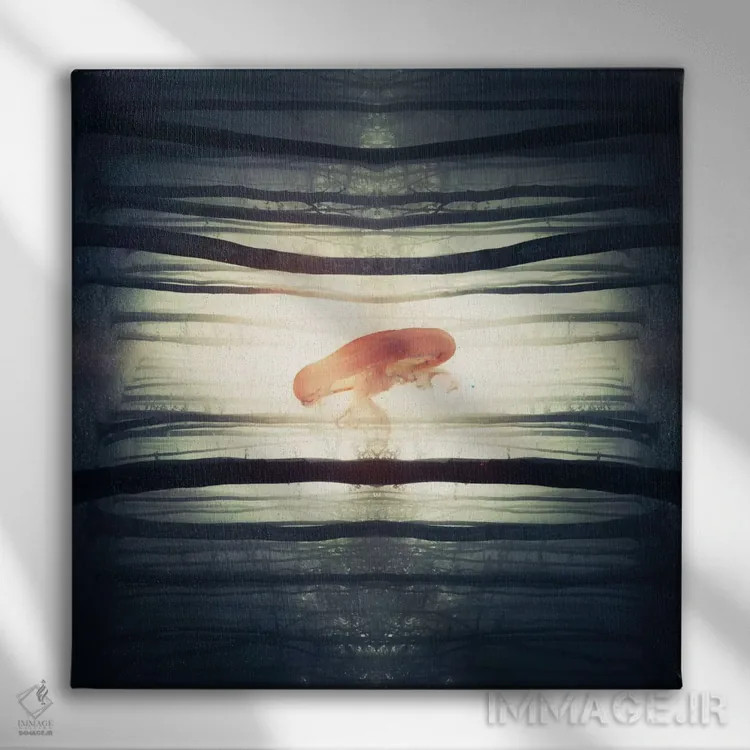 تابلو درخشش اثر اوگنی سولویف - نمای روبهرو روی دیوار