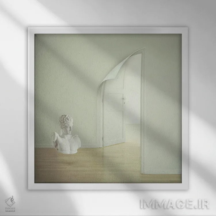 تابلو گسترش ناموفق اثر اوگنی سولویف - نمای قابدار سفید