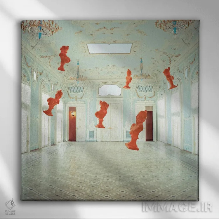 تابلو آپاسیوناتا (اسم خاص/عنوان موسیقایی) اثر اوگنی سولویف - نمای روبهرو روی دیوار