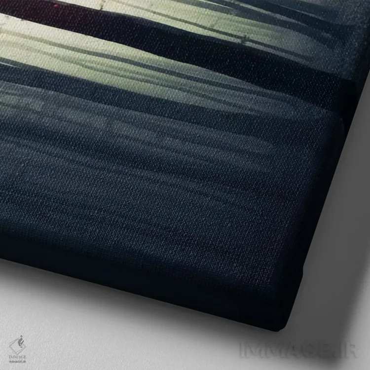 تابلو درخشش اثر اوگنی سولویف - نمای نزدیک بافت بوم