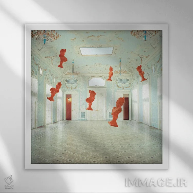 تابلو آپاسیوناتا (اسم خاص/عنوان موسیقایی) اثر اوگنی سولویف - نمای قابدار سفید