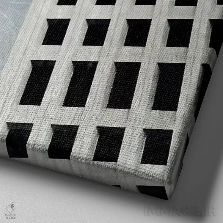 تابلو او یک نمونه کامل بود اثر اوگنی سولویف - نمای نزدیک بافت بوم