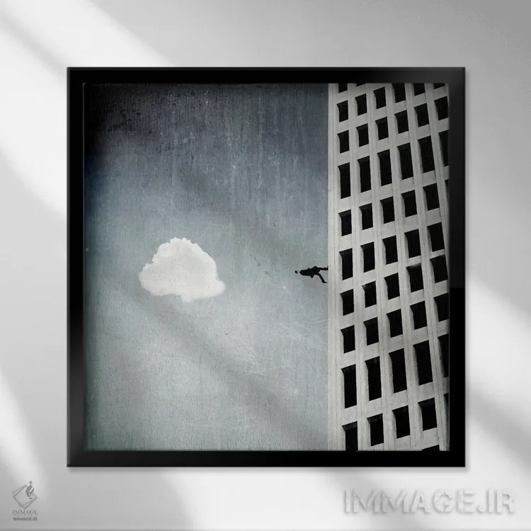 تابلو او یک نمونه کامل بود اثر اوگنی سولویف - نمای قابدار مشکی