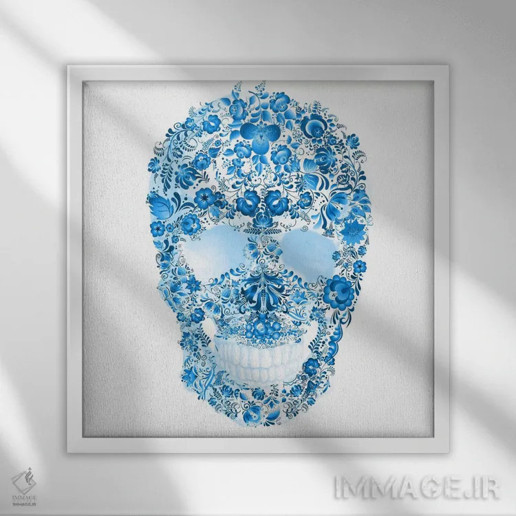 تابلو گزول (اسم خاص) اثر اوگنی سولویف - نمای قابدار سفید