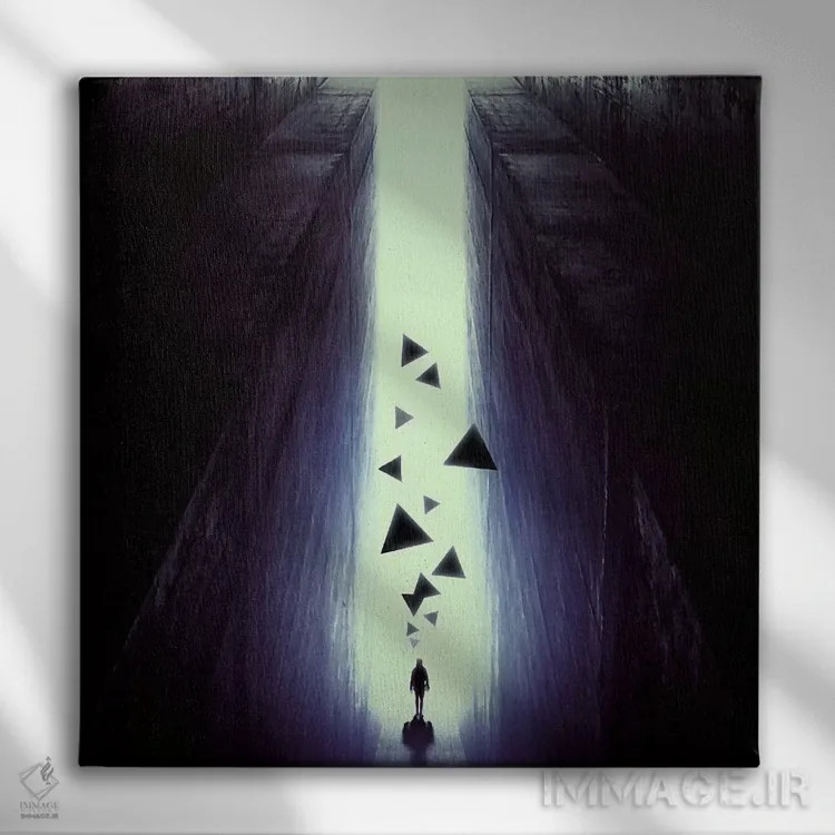 تابلو پلاستیک اثر اوگنی سولویف - نمای روبهرو روی دیوار