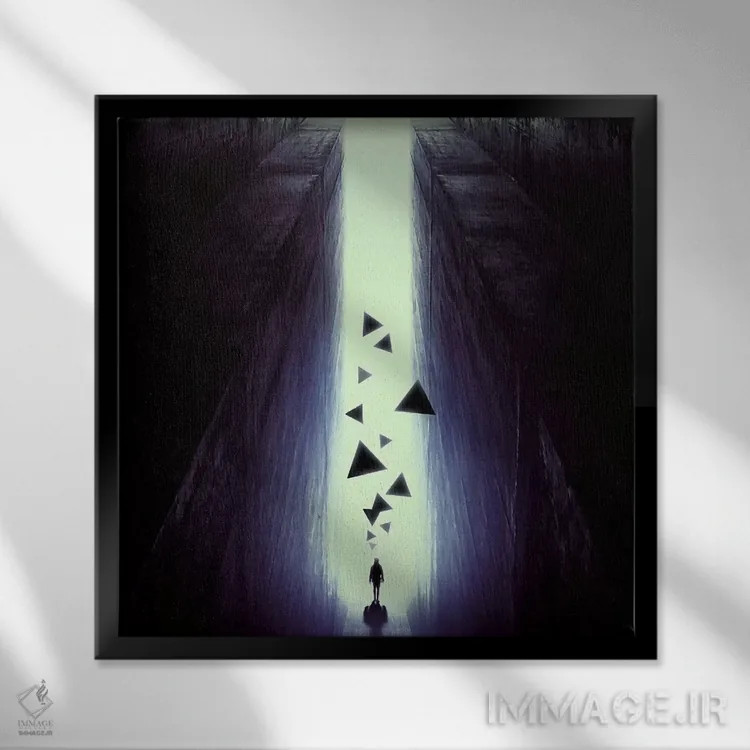 تابلو پلاستیک اثر اوگنی سولویف - نمای قابدار مشکی