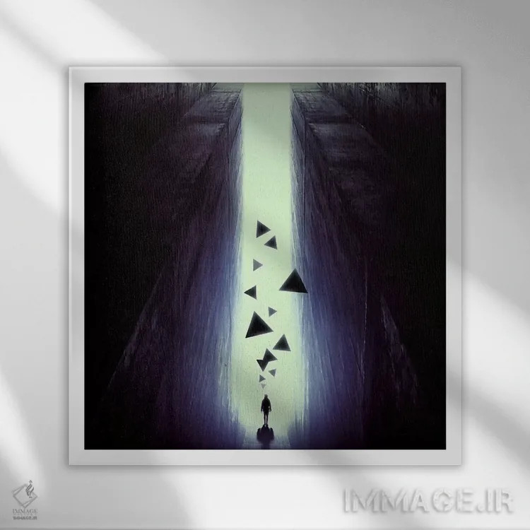 تابلو پلاستیک اثر اوگنی سولویف - نمای قابدار سفید