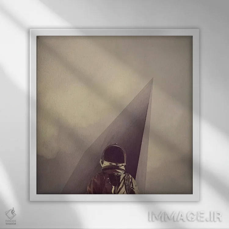 تابلو اُمگا پوینت اثر اوگنی سولویف - نمای قابدار سفید