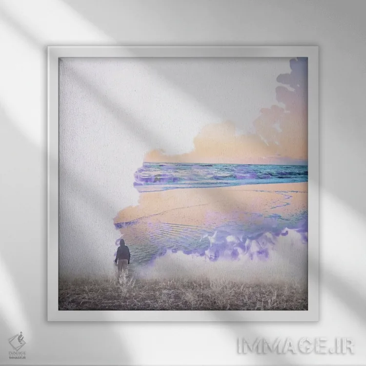 تابلو اعتراض اثر اوگنی سولویف - نمای قابدار سفید