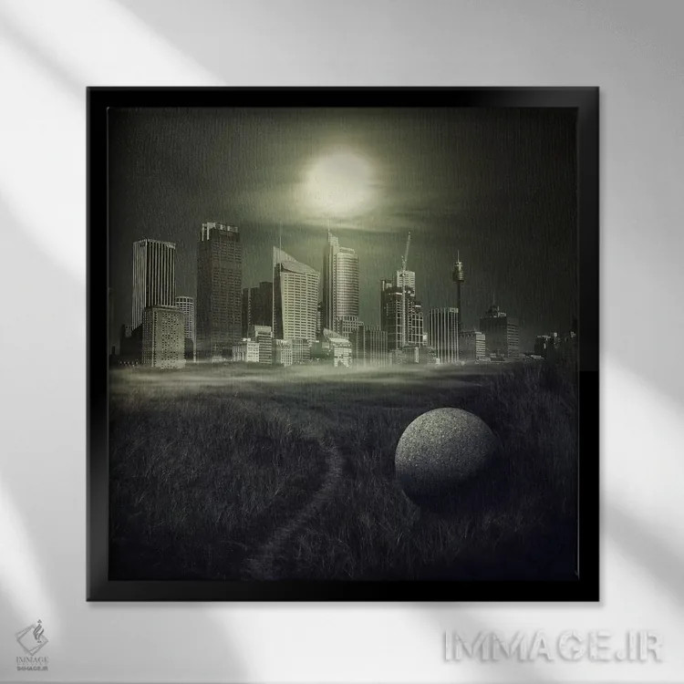 تابلو کره اثر اوگنی سولویف - نمای قابدار مشکی