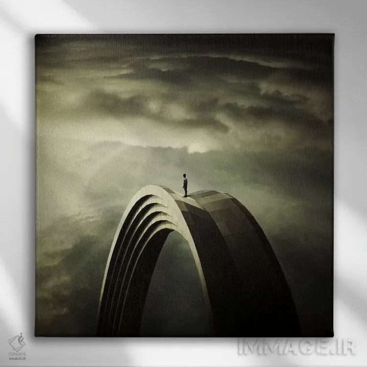 تابلو مدیر زمان اثر اوگنی سولویف - نمای روبهرو روی دیوار