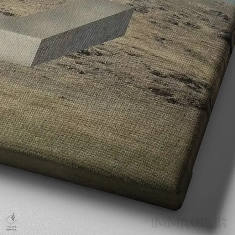 تابلو بتراگ اثر اوگنی سولویف - نمای نزدیک بافت بوم