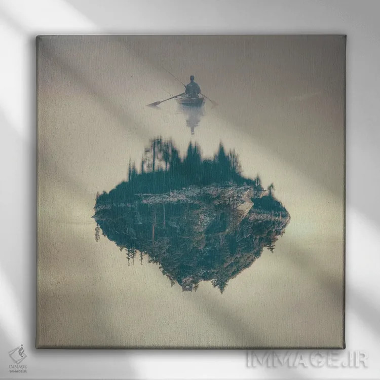 تابلو پسسوخت اثر اوگنی سولویف - نمای روبهرو روی دیوار