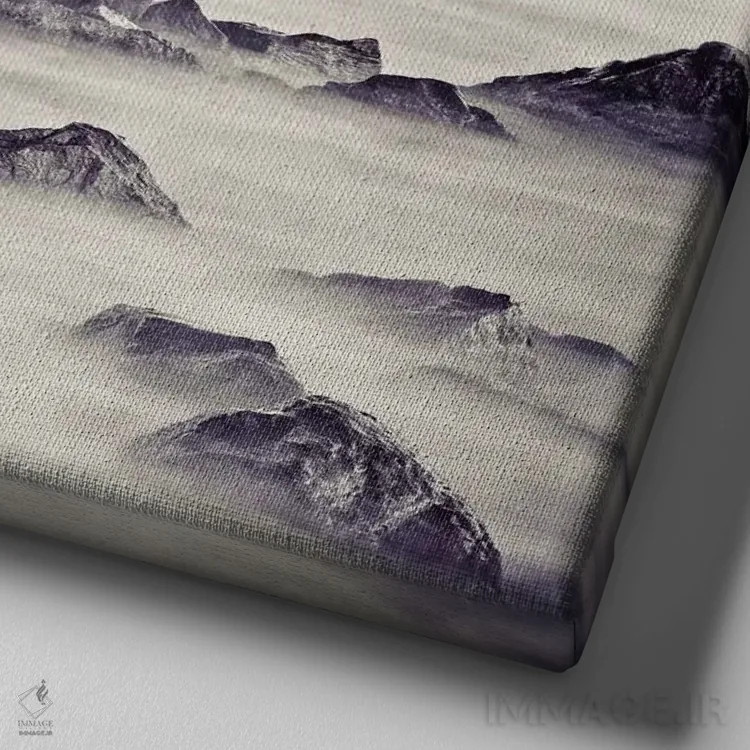 تابلو کِرامیکا اثر اوگنی سولویف - نمای نزدیک بافت بوم