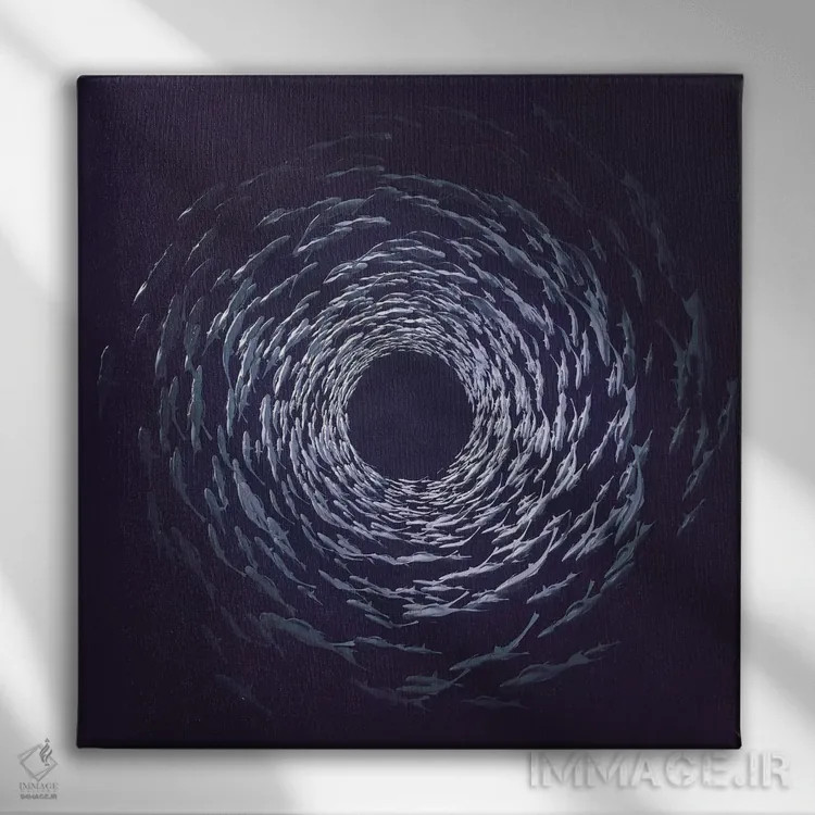 تابلو هوکو اثر اوگنی سولویف - نمای روبهرو روی دیوار