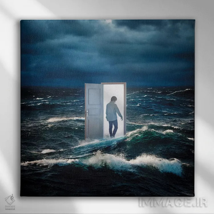 تابلو برگرد اثر اوگنی سولویف - نمای روبهرو روی دیوار