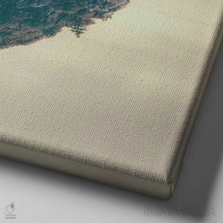 تابلو پسسوخت اثر اوگنی سولویف - نمای نزدیک بافت بوم