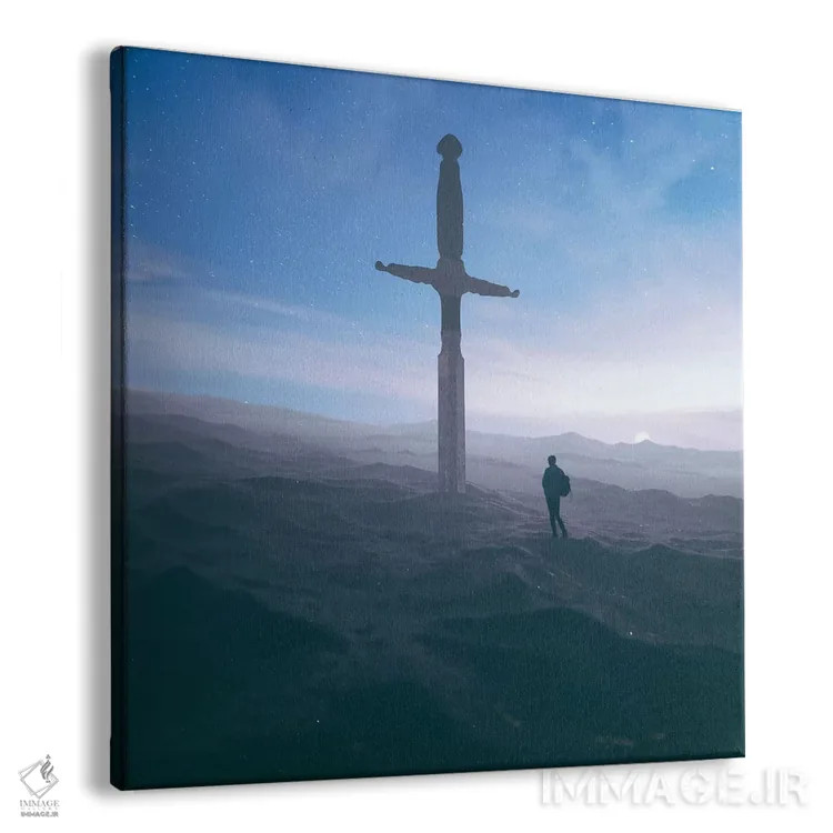 تابلو شمشیری اثر اوگنی سولویف - نمای پرسپکتیو محصول