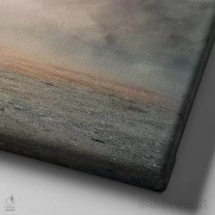 تابلو انفجار آخرین سیگار اثر اوگنی سولویف - نمای نزدیک بافت بوم