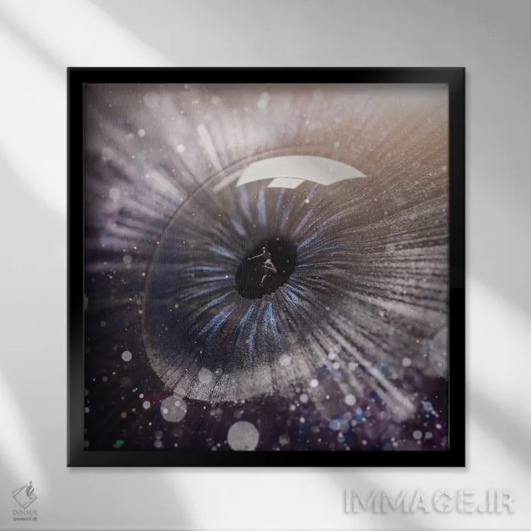 تابلو فراموشی دیدن اثر اوگنی سولویف - نمای قابدار مشکی