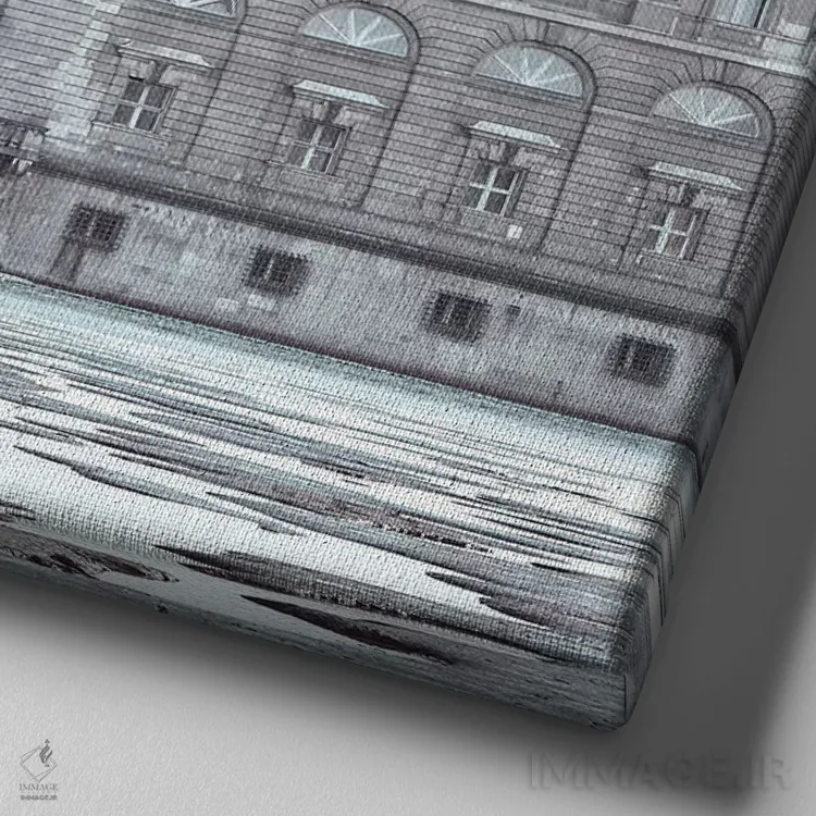 تابلو دروازههای سمفونی اثر اوگنی سولویف - نمای نزدیک بافت بوم