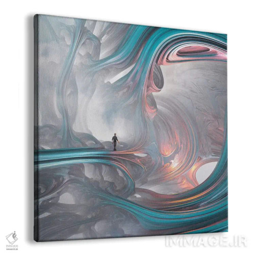 تابلو فراکتال I اثر اوگنی سولویف - نمای پرسپکتیو محصول