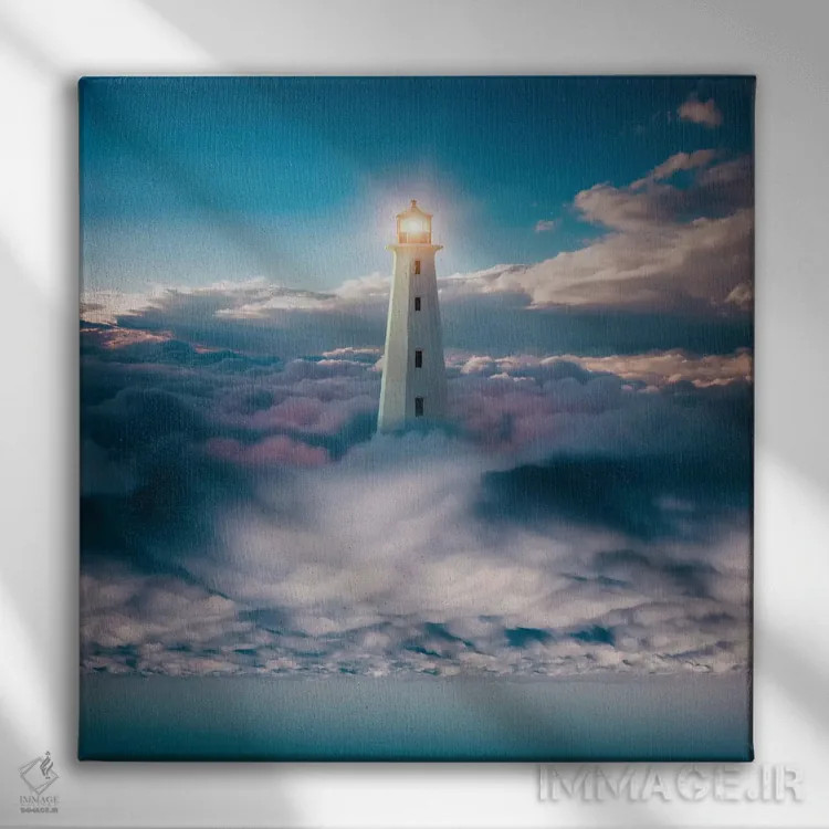 تابلو آسمانپیمای سبک اثر اوگنی سولویف - نمای روبهرو روی دیوار