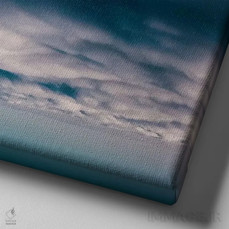 تابلو آسمانپیمای سبک اثر اوگنی سولویف - نمای نزدیک بافت بوم