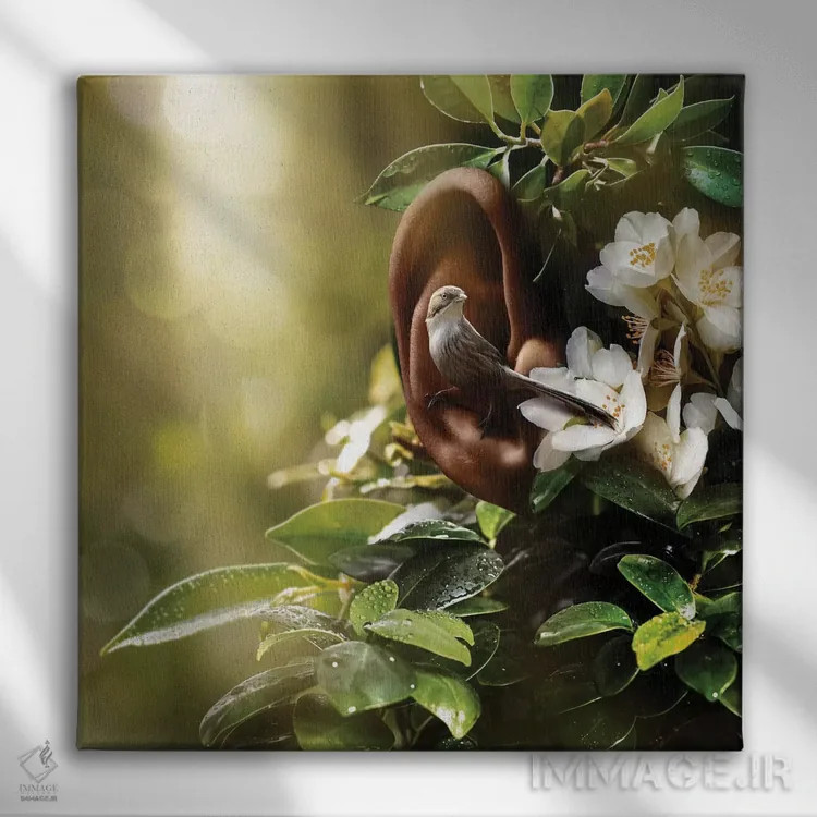 تابلو آوای طبیعت اثر اوگنی سولویف - نمای روبهرو روی دیوار