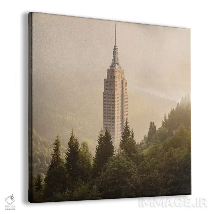 تابلو شهرجنگلی ۴ اثر اوگنی سولویف - نمای پرسپکتیو محصول