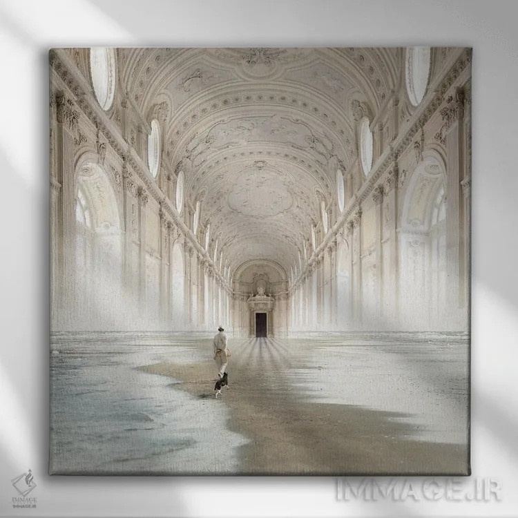 تابلو خط اثر اوگنی سولویف - نمای روبهرو روی دیوار