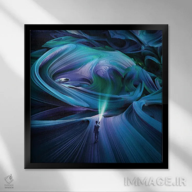 تابلو کلروفرم ۲ اثر اوگنی سولویف - نمای قابدار مشکی