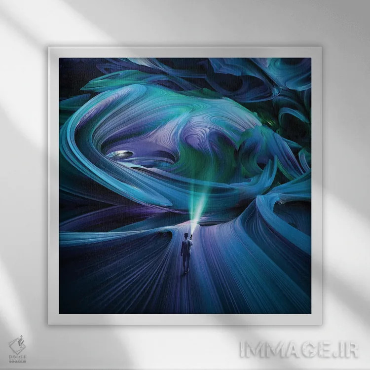 تابلو کلروفرم ۲ اثر اوگنی سولویف - نمای قابدار سفید