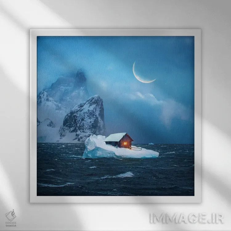 تابلو آخرین بهار اثر اوگنی سولویف - نمای قابدار سفید