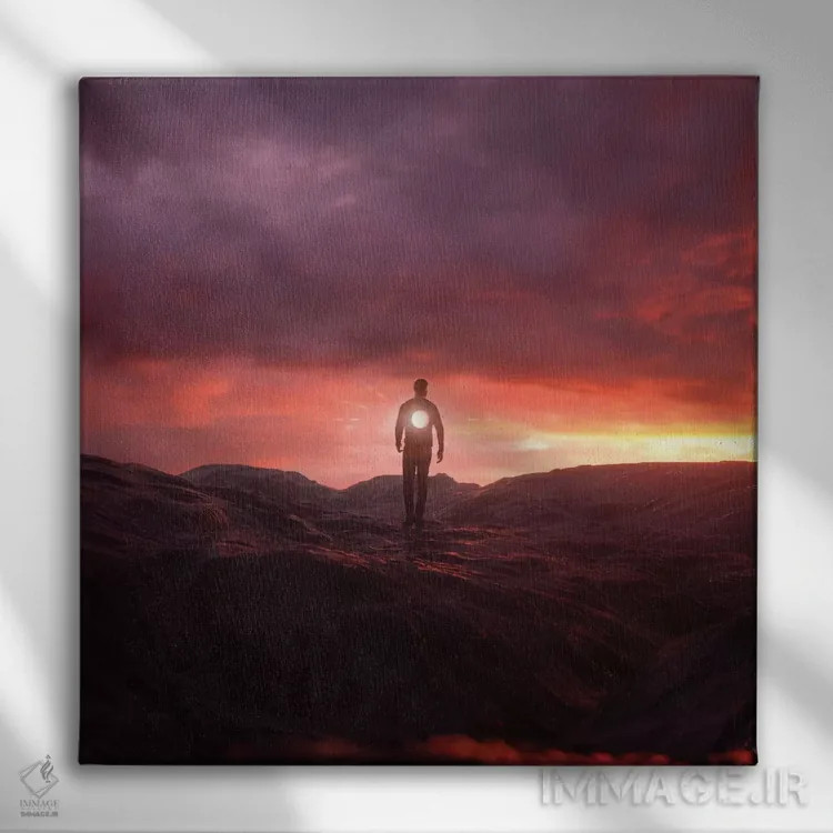 تابلو توخالی اثر اوگنی سولویف - نمای روبهرو روی دیوار