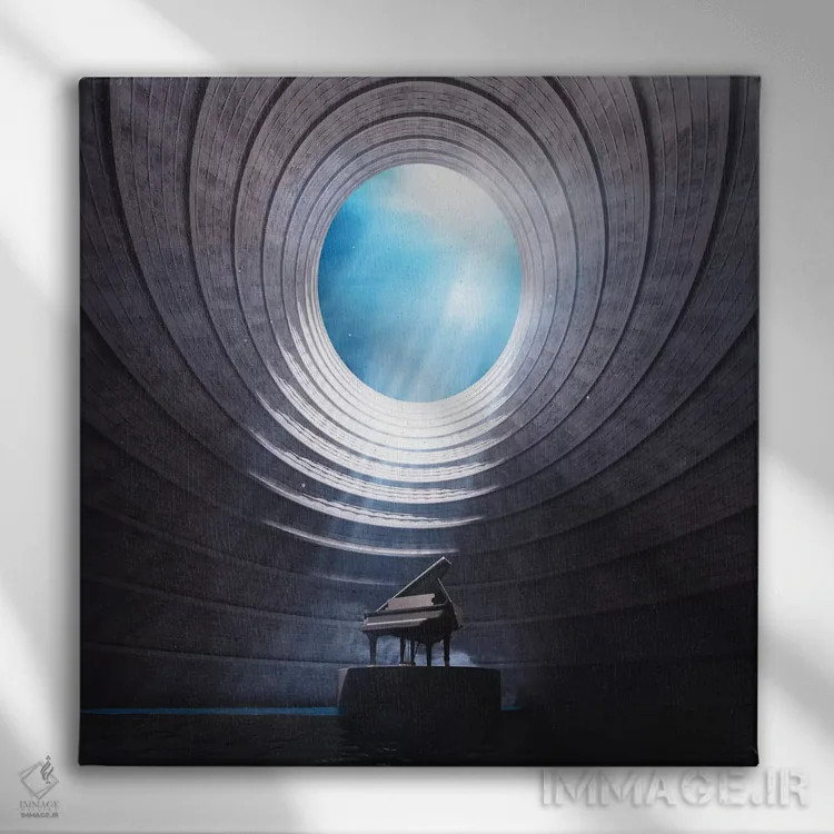 تابلو آرامش اثر اوگنی سولویف - نمای روبهرو روی دیوار