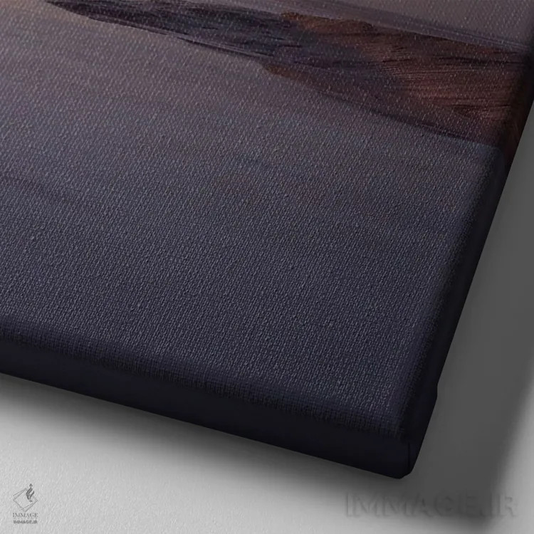 تابلو اِلِیپسیس (سهنقطه) اثر اوگنی سولویف - نمای نزدیک بافت بوم