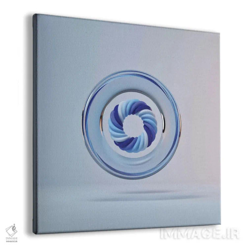 تابلو دایرهٔ رنگ آبی اثر اوگنی سولویف - نمای پرسپکتیو محصول