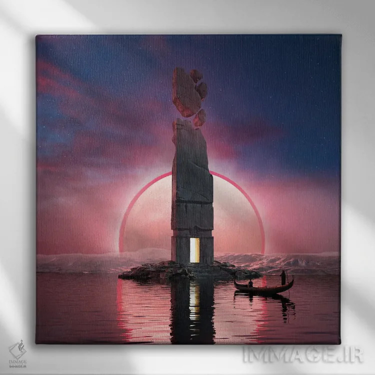 تابلو کشتیبان اثر اوگنی سولویف - نمای روبهرو روی دیوار