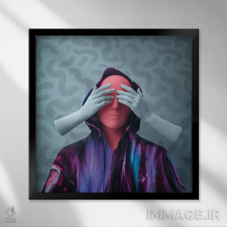 تابلو گاشو (اسم خاص) اثر اوگنی سولویف - نمای قابدار مشکی