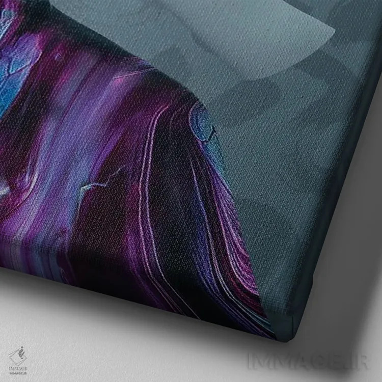 تابلو گاشو (اسم خاص) اثر اوگنی سولویف - نمای نزدیک بافت بوم