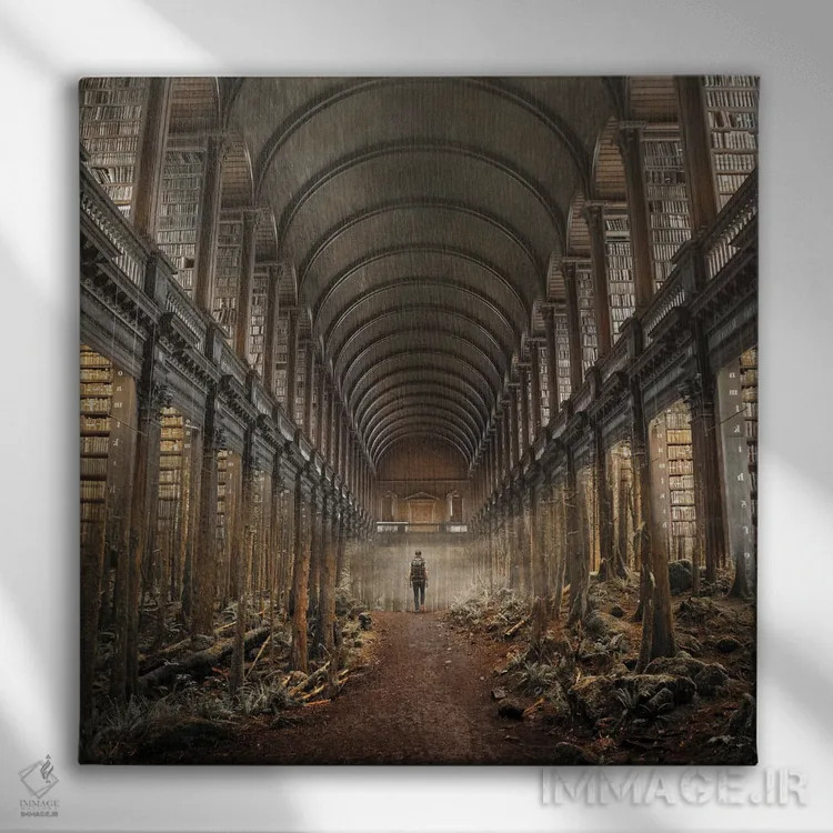 تابلو عادات اثر اوگنی سولویف - نمای روبهرو روی دیوار