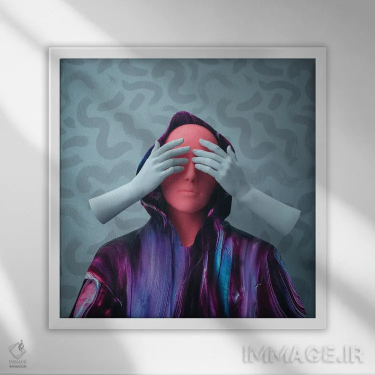 تابلو گاشو (اسم خاص) اثر اوگنی سولویف - نمای قابدار سفید