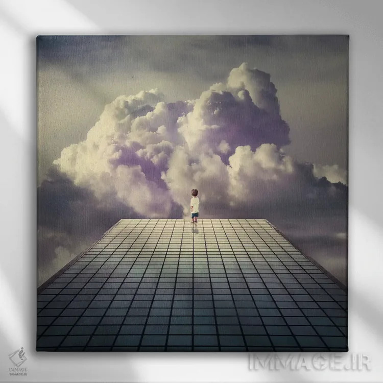 تابلو خیالات روزانهٔ برکر اثر اوگنی سولویف - نمای روبهرو روی دیوار