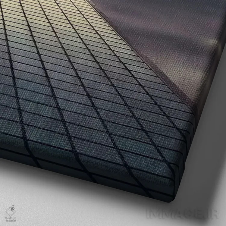 تابلو خیالات روزانهٔ برکر اثر اوگنی سولویف - نمای نزدیک بافت بوم