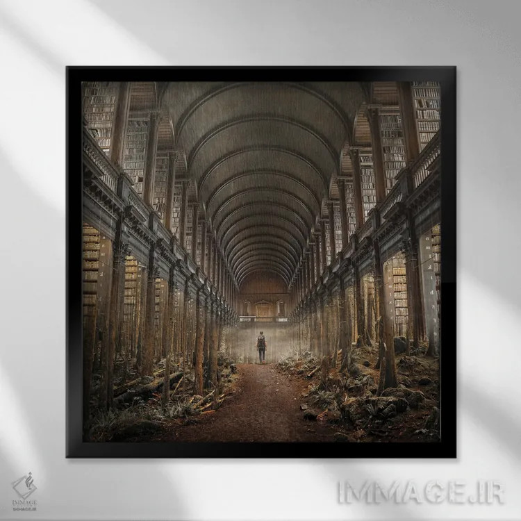 تابلو عادات اثر اوگنی سولویف - نمای قابدار مشکی