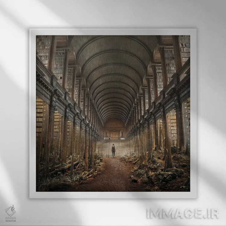 تابلو عادات اثر اوگنی سولویف - نمای قابدار سفید