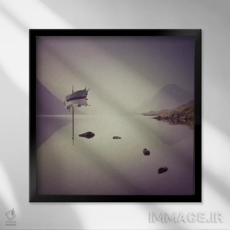 تابلو برابری شکسته اثر اوگنی سولویف - نمای قابدار مشکی